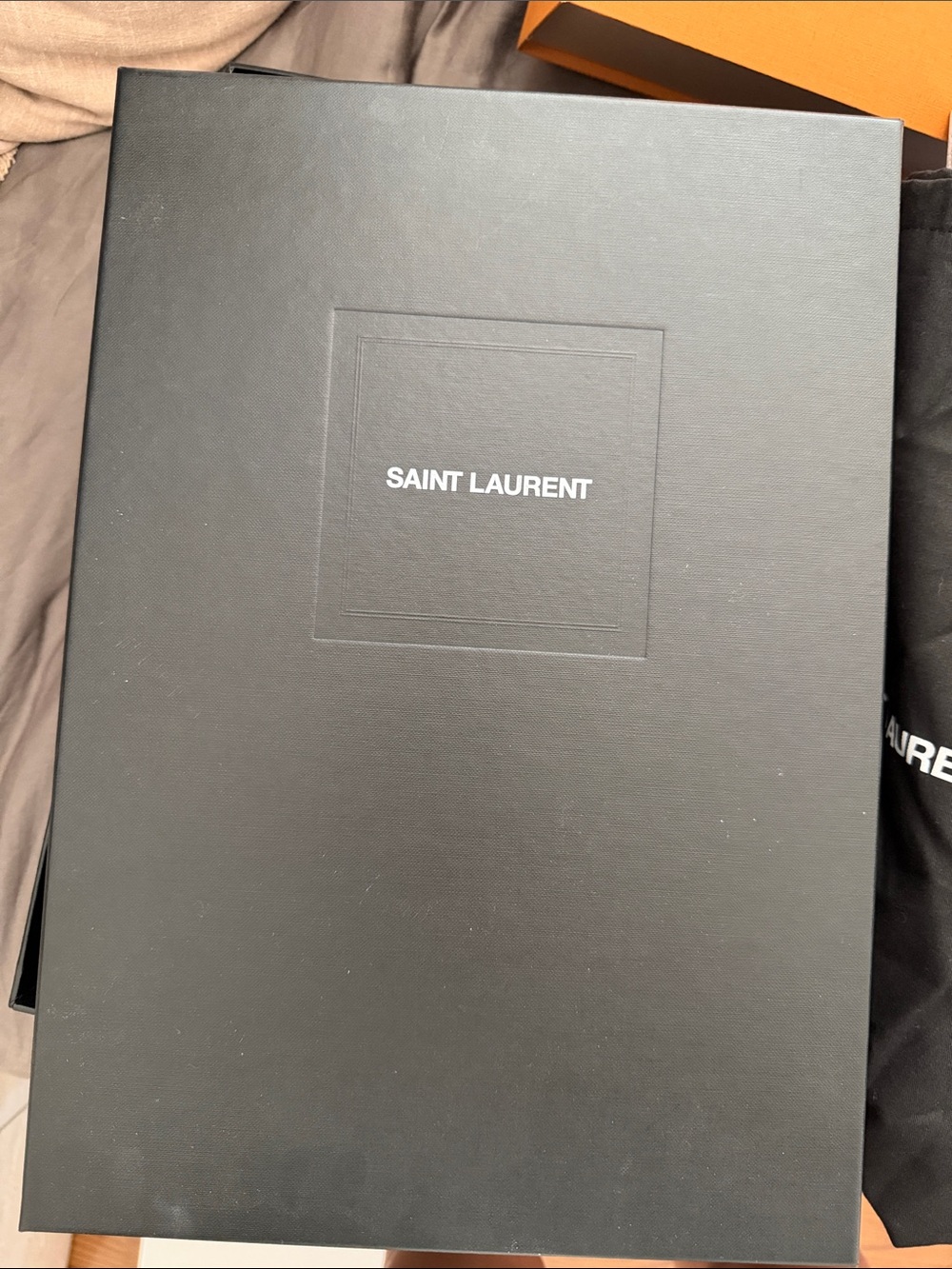 Saint Laurent Black Quilted Leather Shoulder Bag with Matte Logo - Picture 14 of 14